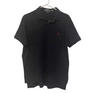 Polo Ralph Lauren‎ Navy Blue Polo Shirt Size M